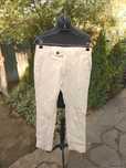 Charles Tyrwhitt kremowe bawełniane spodnie chino chinos 30w 34l slim