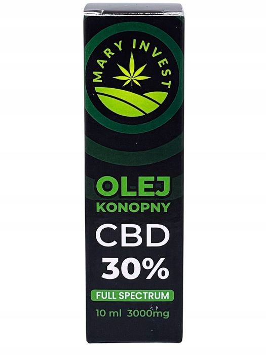 Olej CBD 30 % 3000 mg RAW | Pełne spektrum | Czeski |