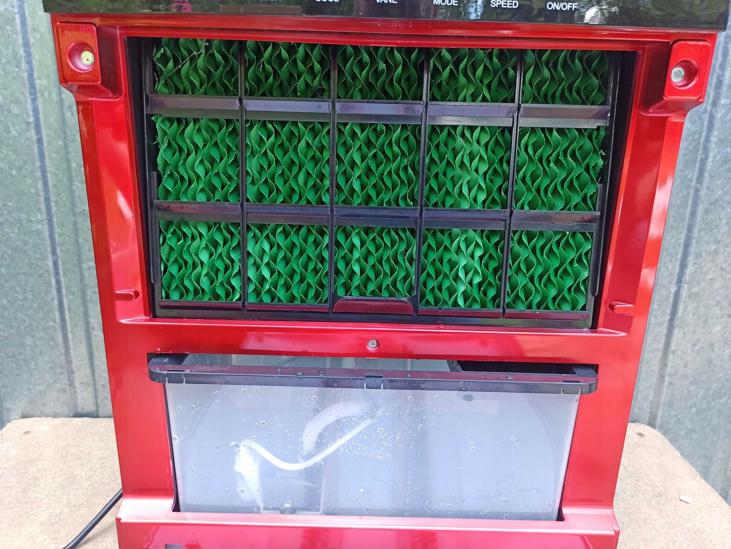 Wentylator podłogowy OneConcept Red czerwony