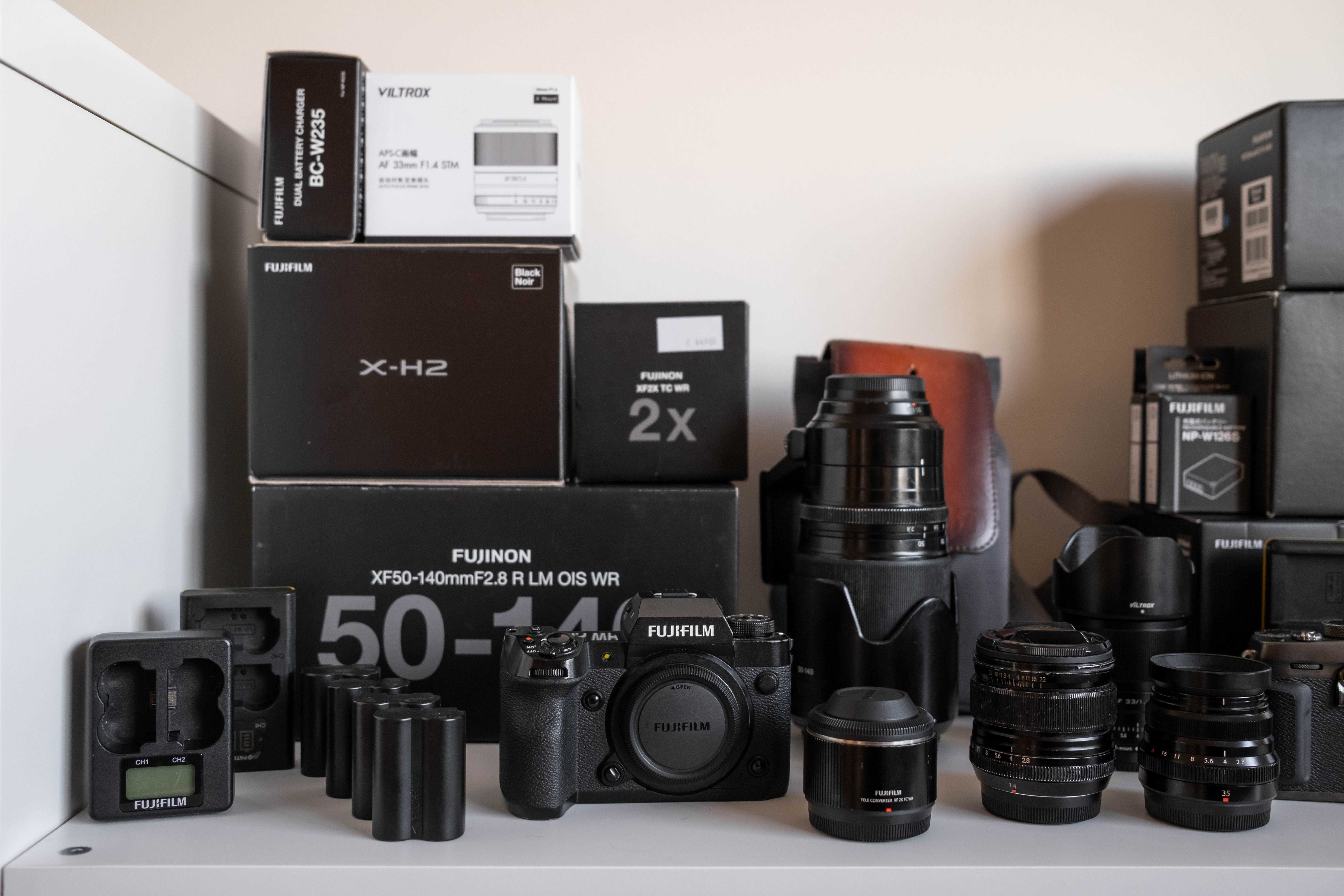 Câmaras e Objectivas Fuji (X-pro 3 + X-H2 e outros)