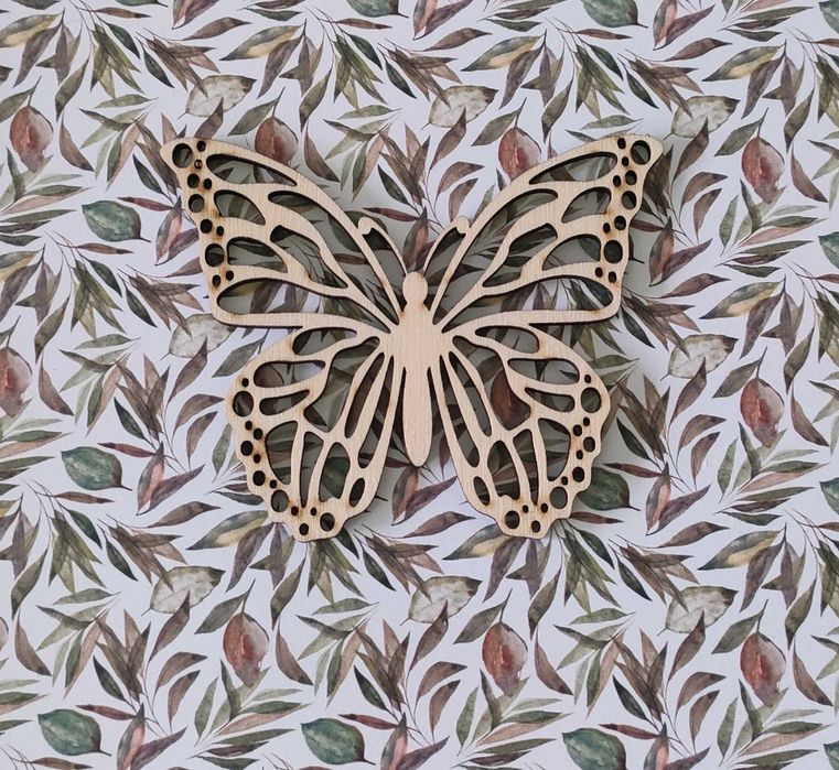 Drewniany Motyl Sklejka Scrapbooking Decoupage Kreatywna Zabawa mo6b