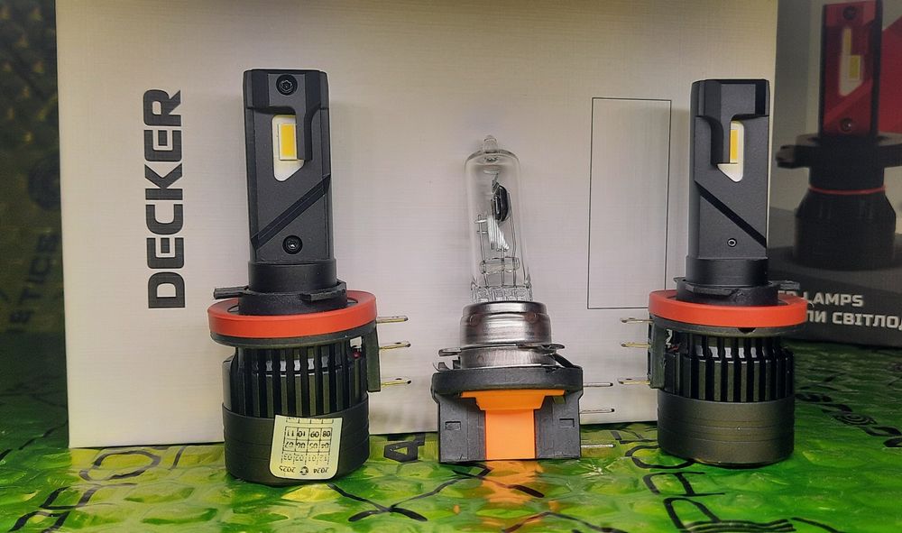 Лед лампа Decker PL-01 LED Н1, H7, H11, 9005, H15, D2, Н4