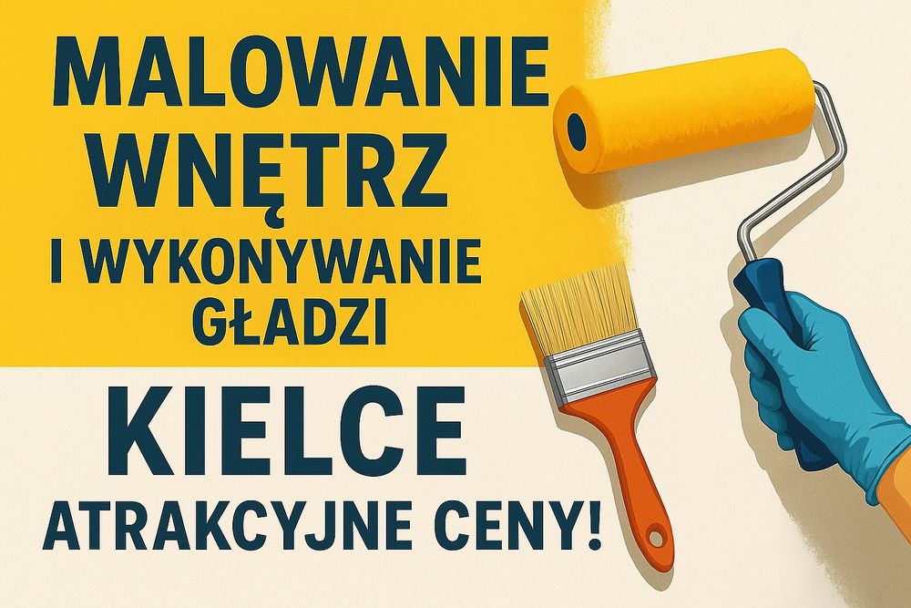 Malowanie mieszkań, wykonywanie gładzi
