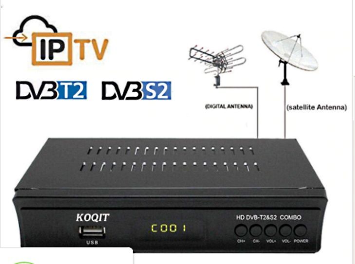 супутниково-ефірні ресивери Open Fox S2 mini та KOQIT DVB-S2 T2 IPTV