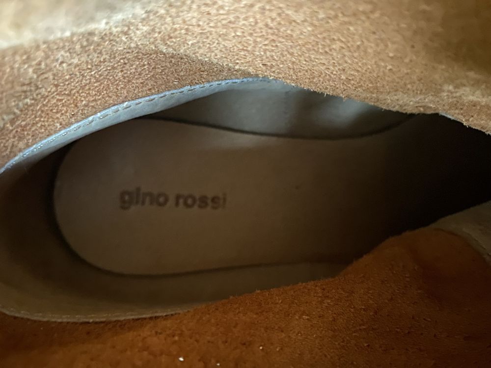 Skorzane botki Gino rossi