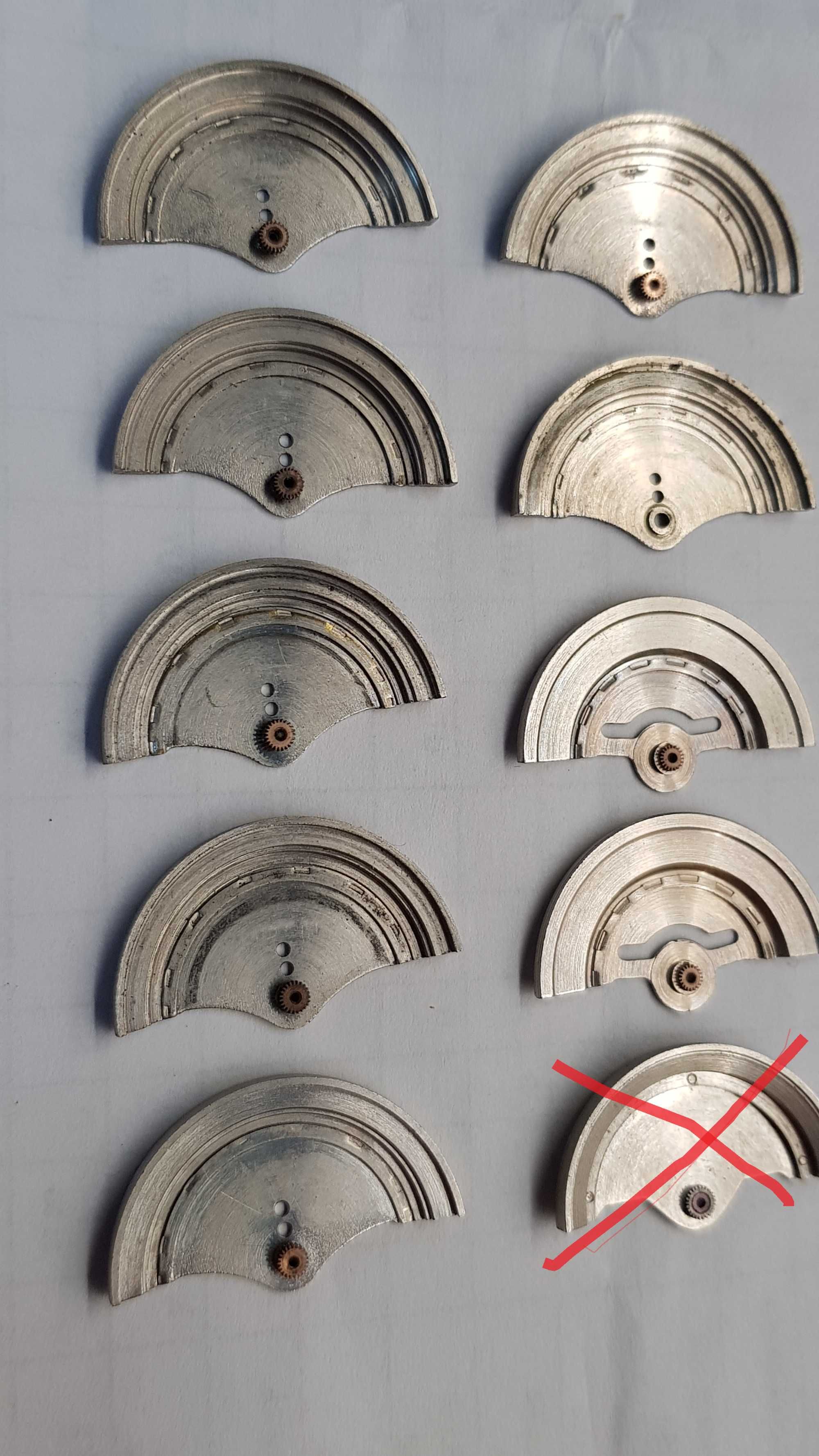Wahnik ,rotor części do zegarków PRL *9 szt*