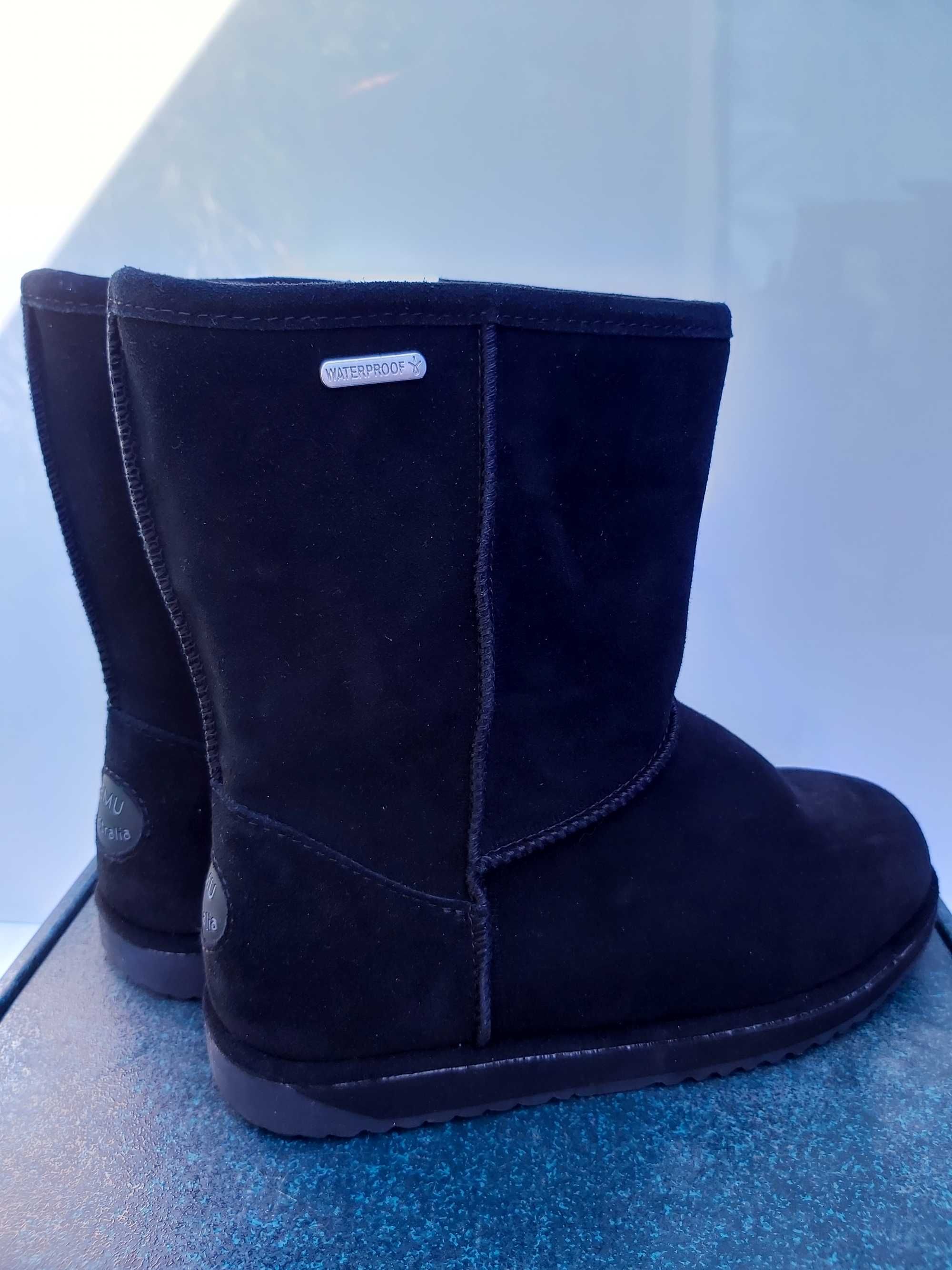 Nowe kozaki botki EMU AUSTRALIA Paterson LO czarnec37 us6 w/f