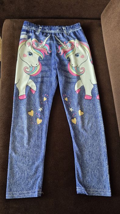 Legginsy dla dziewczynki Jednorożec