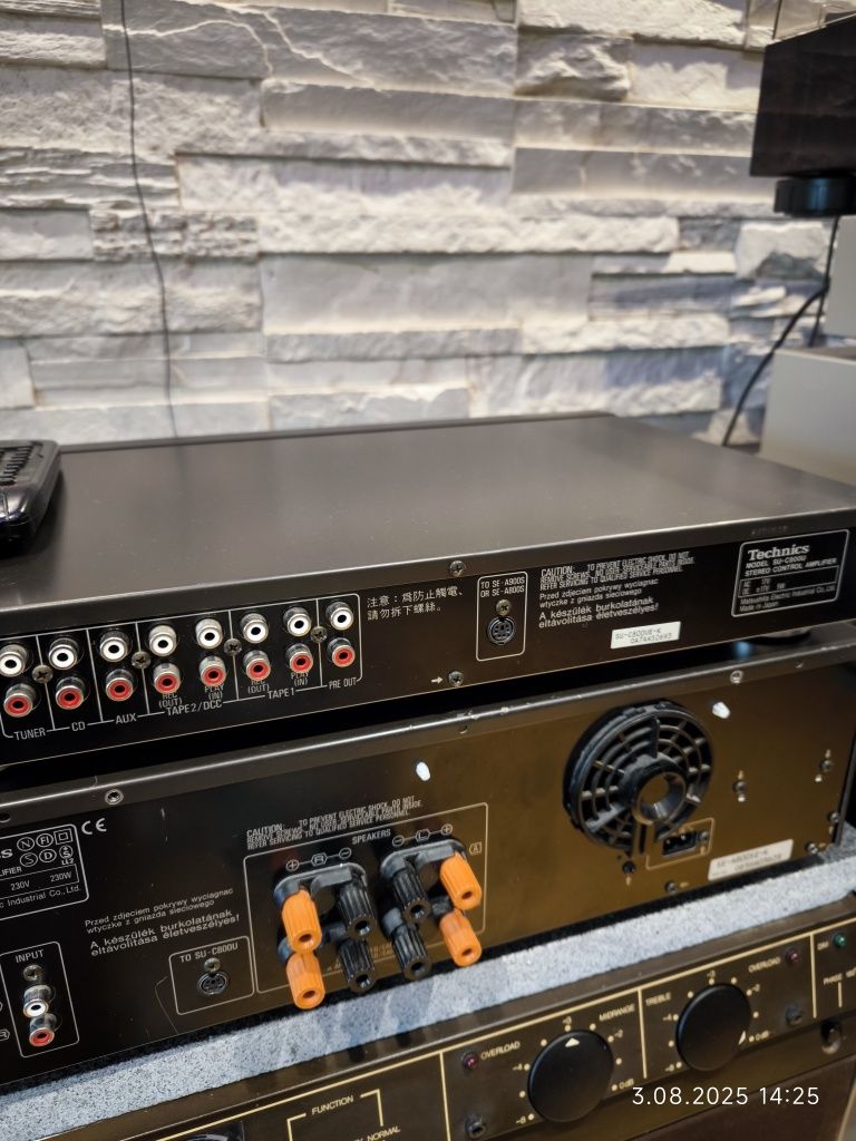 Wzmacniacz Technics SU-C800 przedwzmacniacz  i końcówka mocy SE-A800