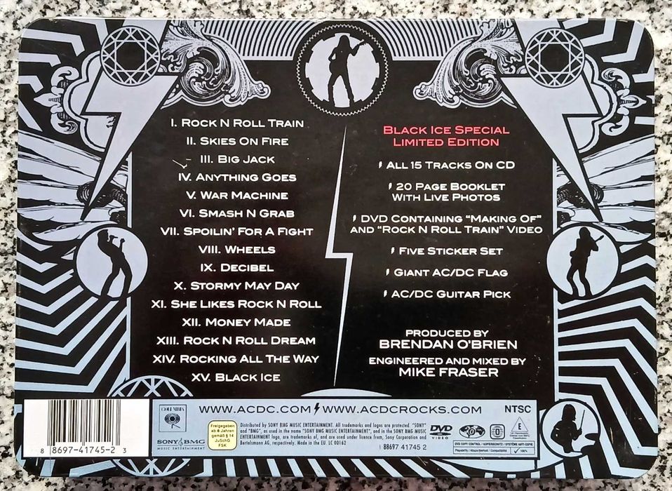 AC/DC - 18 CDs + 1 DVD - Raros - CD Muito Bom Estado