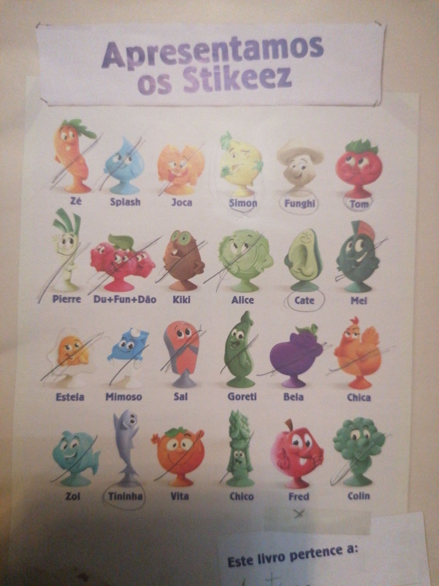 Stikeez colecção auchan