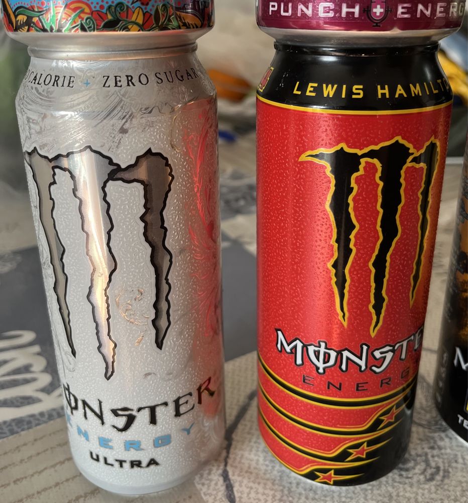 Latas Monster coleção