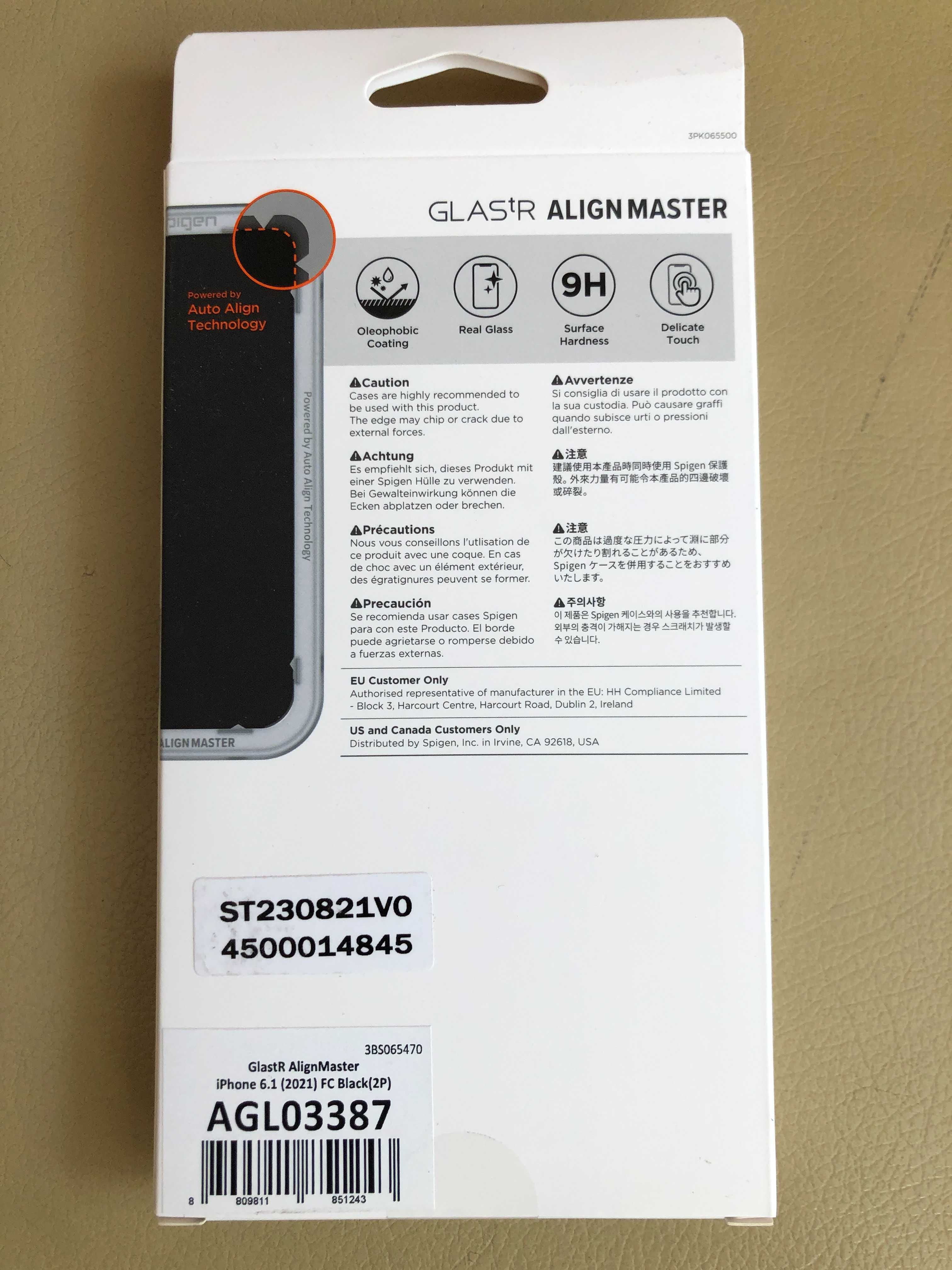 Защитное стекло Spigen GLAStR Align Master iPhone 13 Pro Max/13 Pro/13