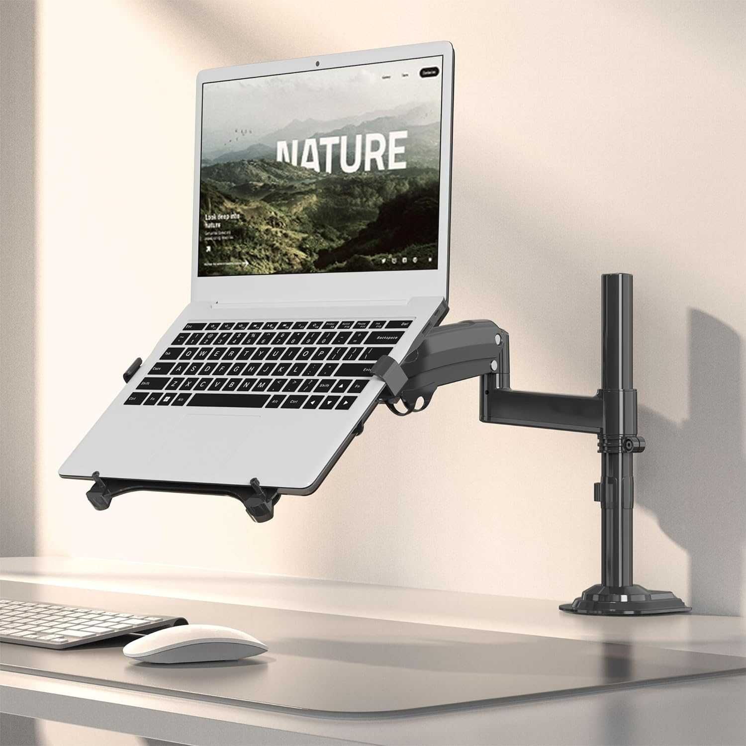 Uchwyt na laptopa z regulowaną tacą na notebook NB North Bayou H100-FP