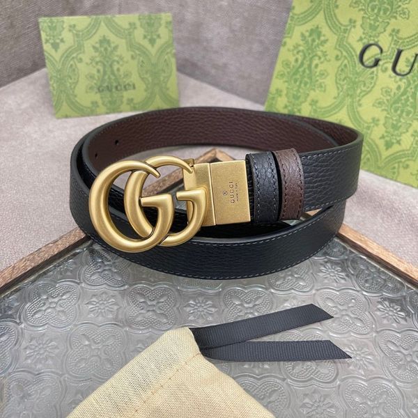 pasek męski skórzany dwukolorowy (czarny/brązowy) – styl włosk