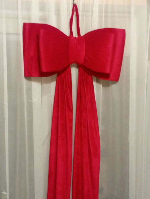 Великий велюровий бант для будь якого свята