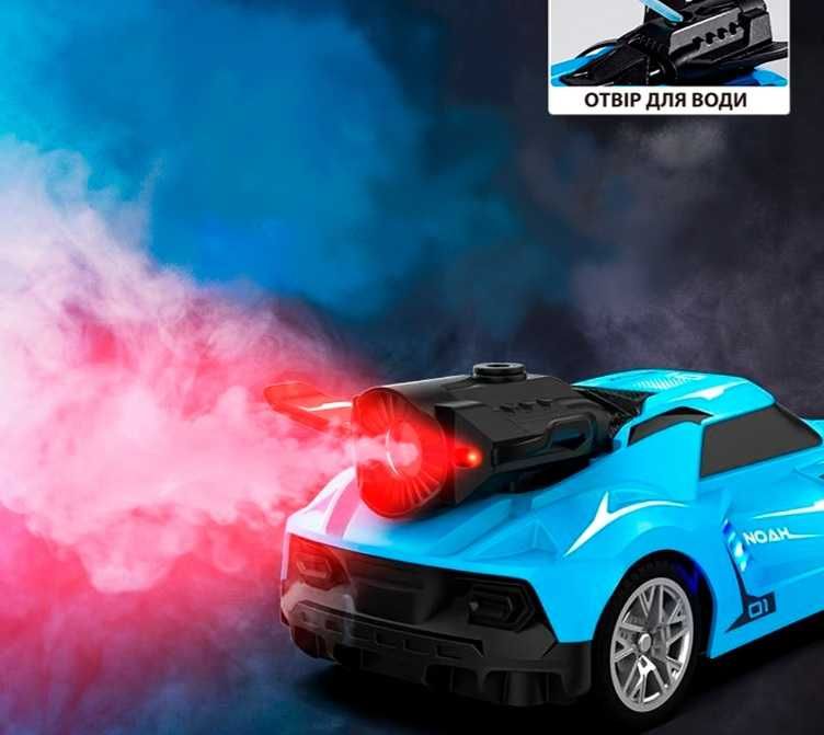 Машинка Spray Car sulong toys на радіокерув 1:24 світло функція туман