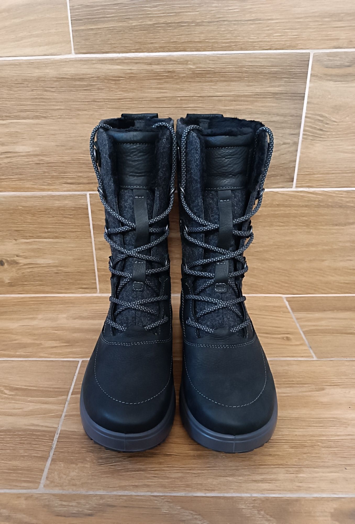 Nowe Buty Ecco Noyce Gore-Tex Skórzane Wodoodporne Zimowe r.39