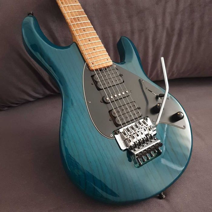1994 Musicman Silhouette USA Teal Silo oryginalny hardware superstrat