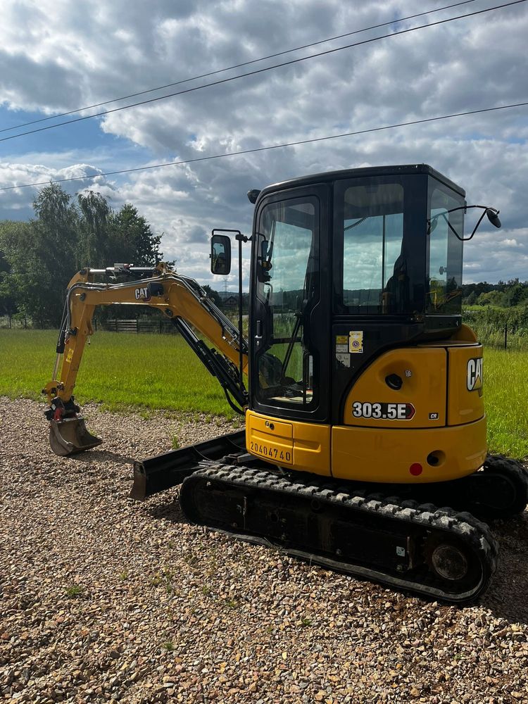 Minikoparka CAT 303.5 E CR 2020r koparka gasienicowa 2 szt