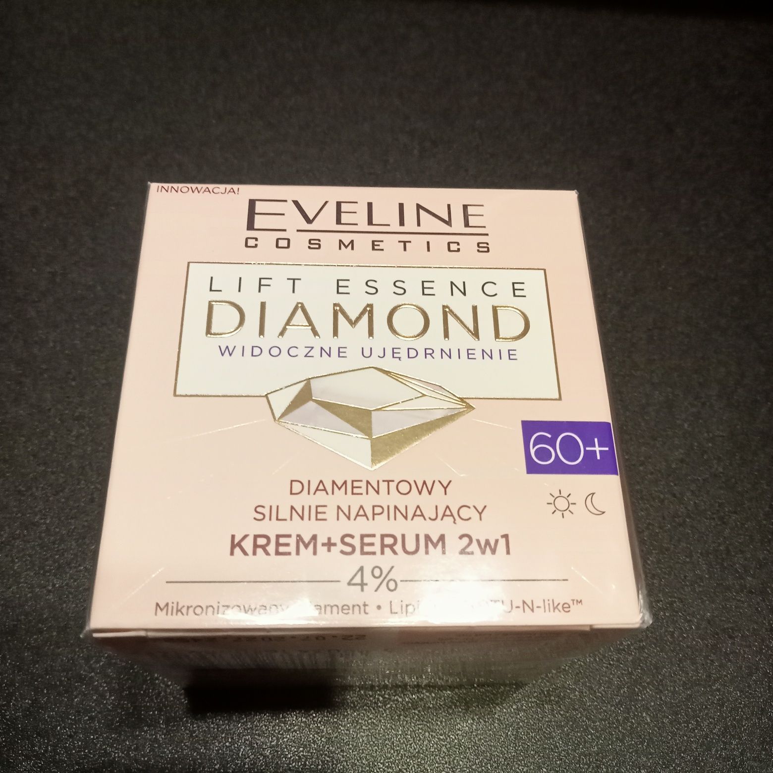 Evelin Cosmet Lift Essence Diamond 60+silnie napinający krem+serum 2w1