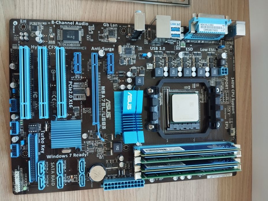 AMD Phenom X4-965 BE процесор/8 GB Ram,материнська плата Asus M5A7BL/U