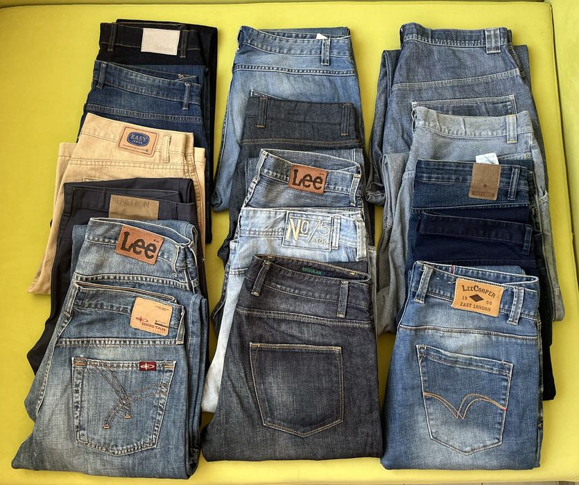 Джинси чоловічі брендові Lee, Lee Cooper, Benetton та інші.