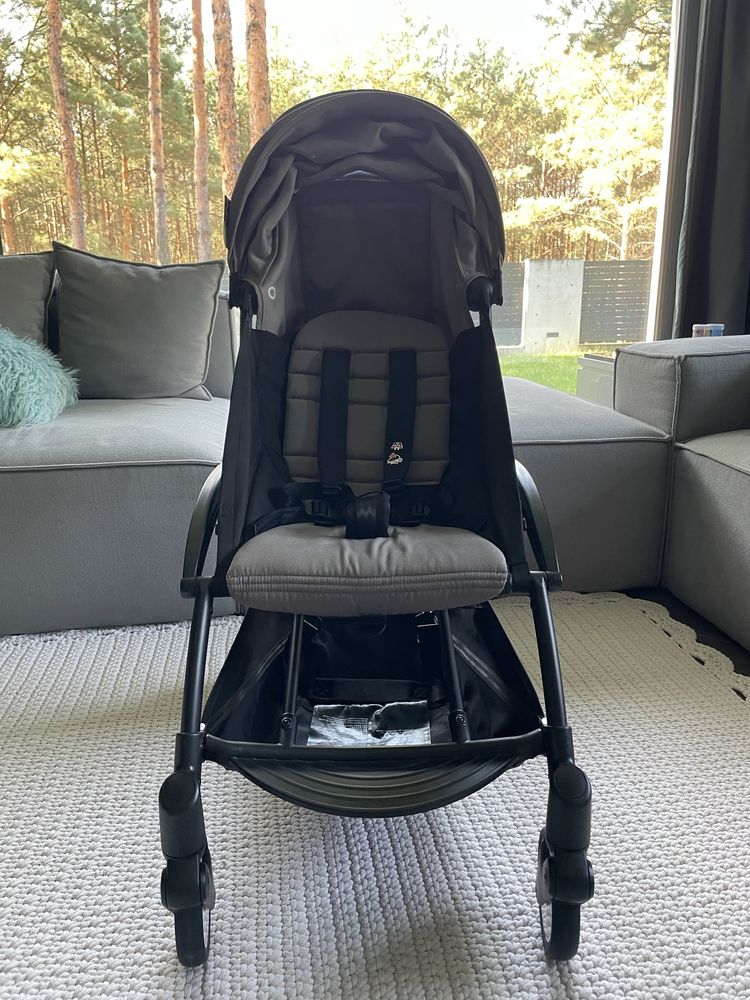 STOKKE babyzen YOYO2 wózek spacerowy czarny stelaż + szary tapicerka