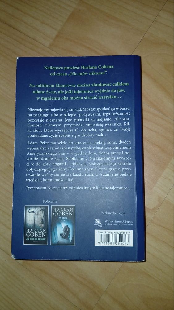 Książka „Nieznajomy” Harlan Coben