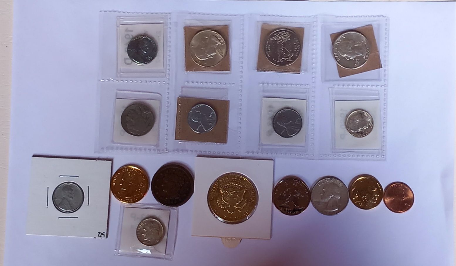Coleção de moedas dos Estados Unidos da América