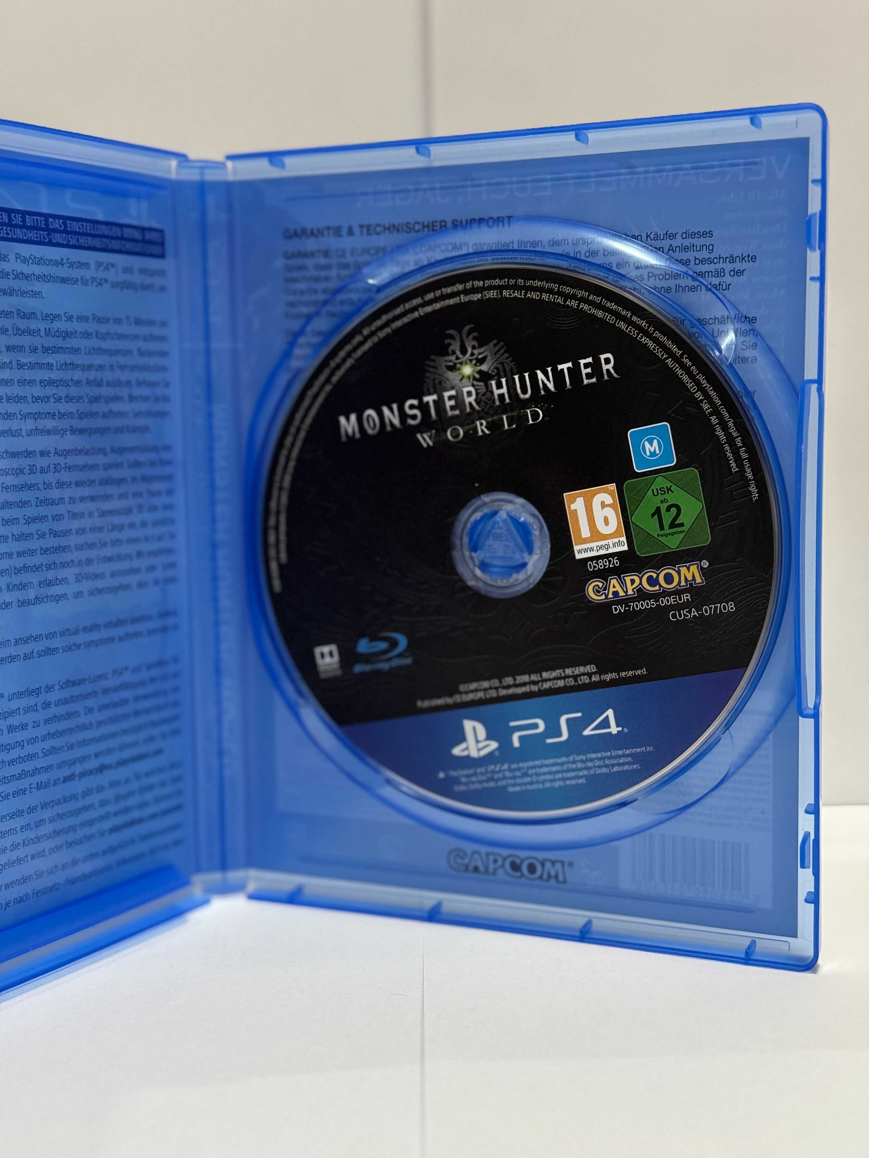 Gra Capcom-Europe MONSTER HUNTER: WORLD na PS4, bdb stan!