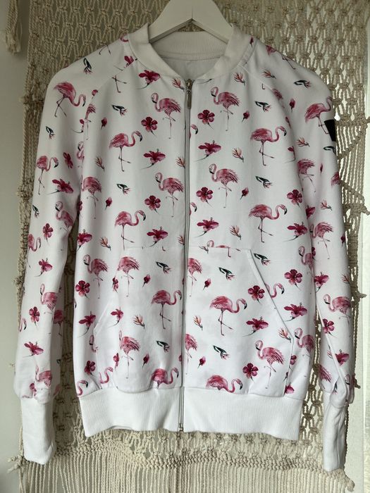 Oryginalna bluza flamingi r. S Boccoo polski projektant