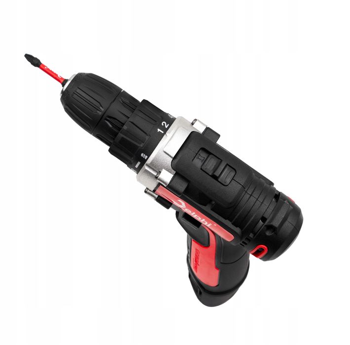 Wiertarko Wkrętarka Akumulatorowa 12V 2xAku Walizka Bity Delphi