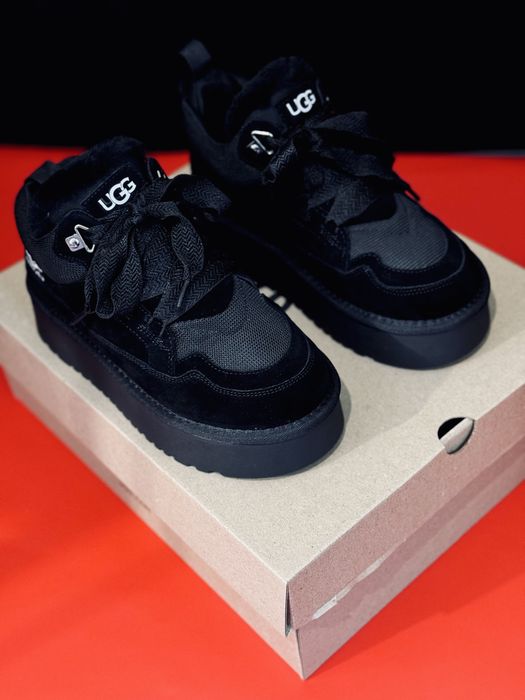 Кроссовки UGG Lowmel Australia Овчина Угг, Уггі натуральный замш /Уги