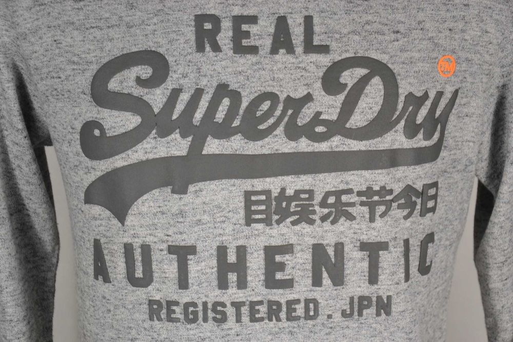 SuperDry Real Koszulka Męska Długi Rękaw M Oryginalna Super Stan