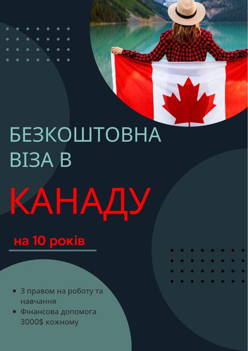 Безкоштовна віза в Канаду для українців