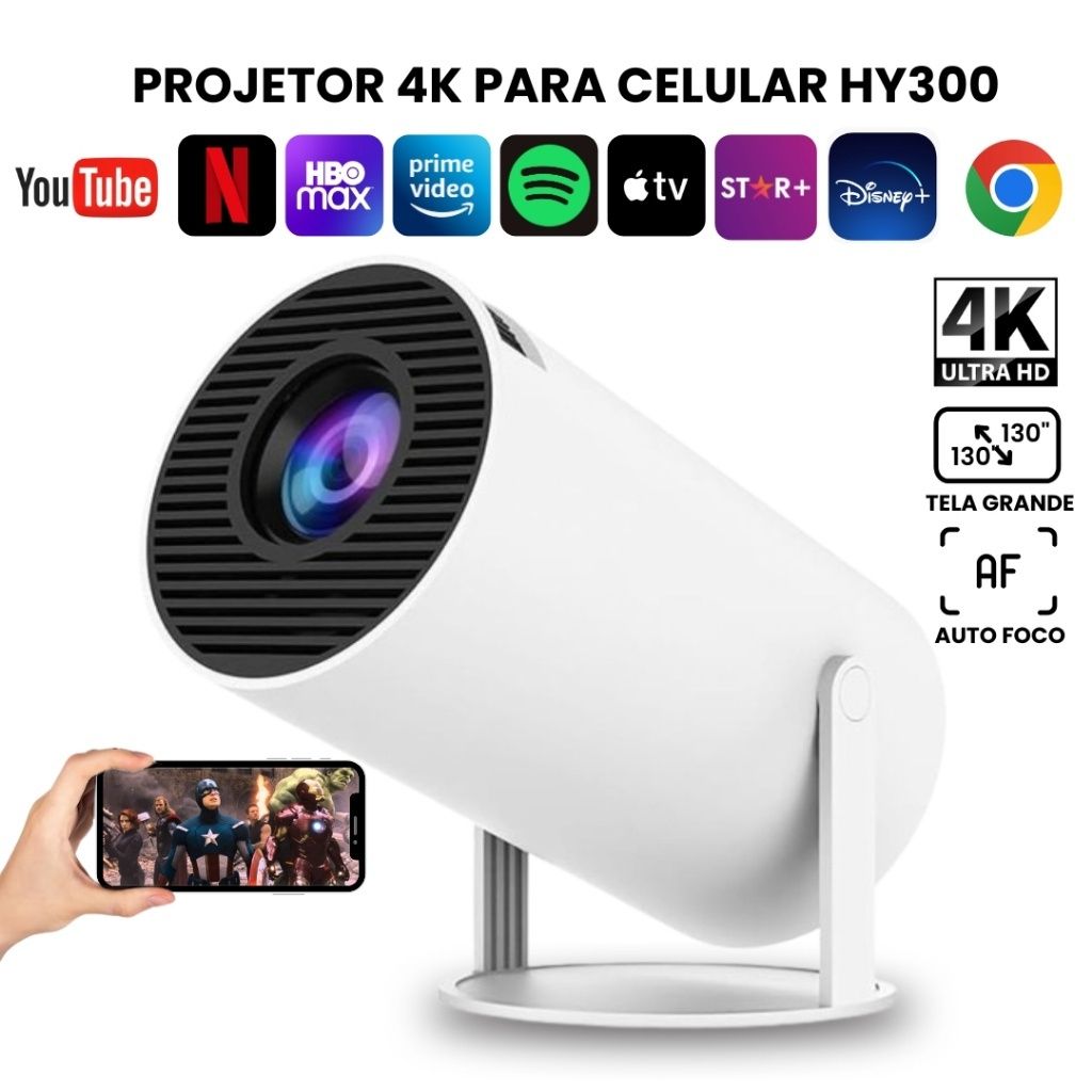 Projetor Android 11 1080p Novos na caixa!