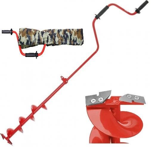 Ледобур для рыбалки  Житомирский (ступенчатые ножи) 130 мм Є опт