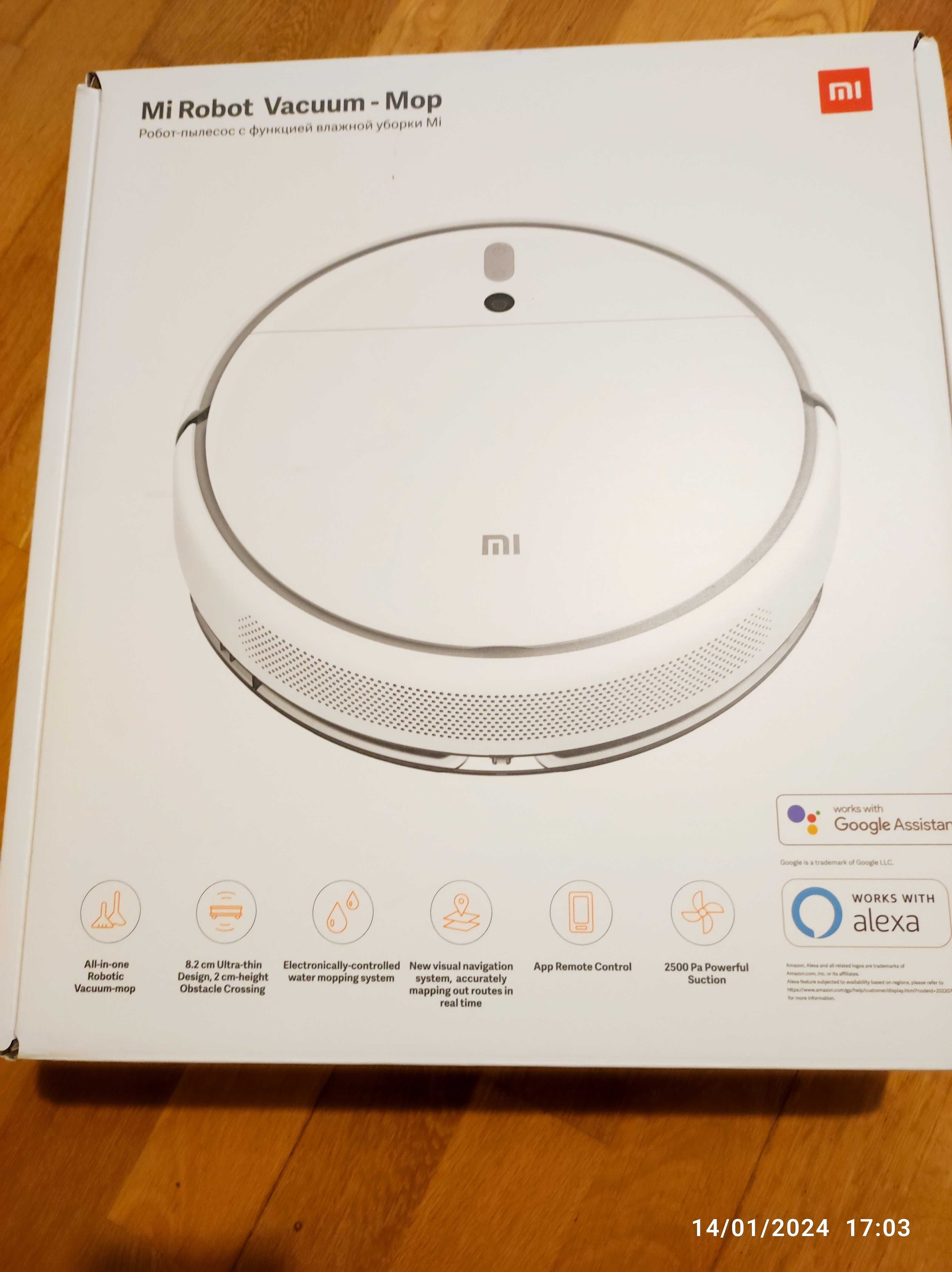 Aspirador Mi Robot Vacuum Mop Branco Xiaomi