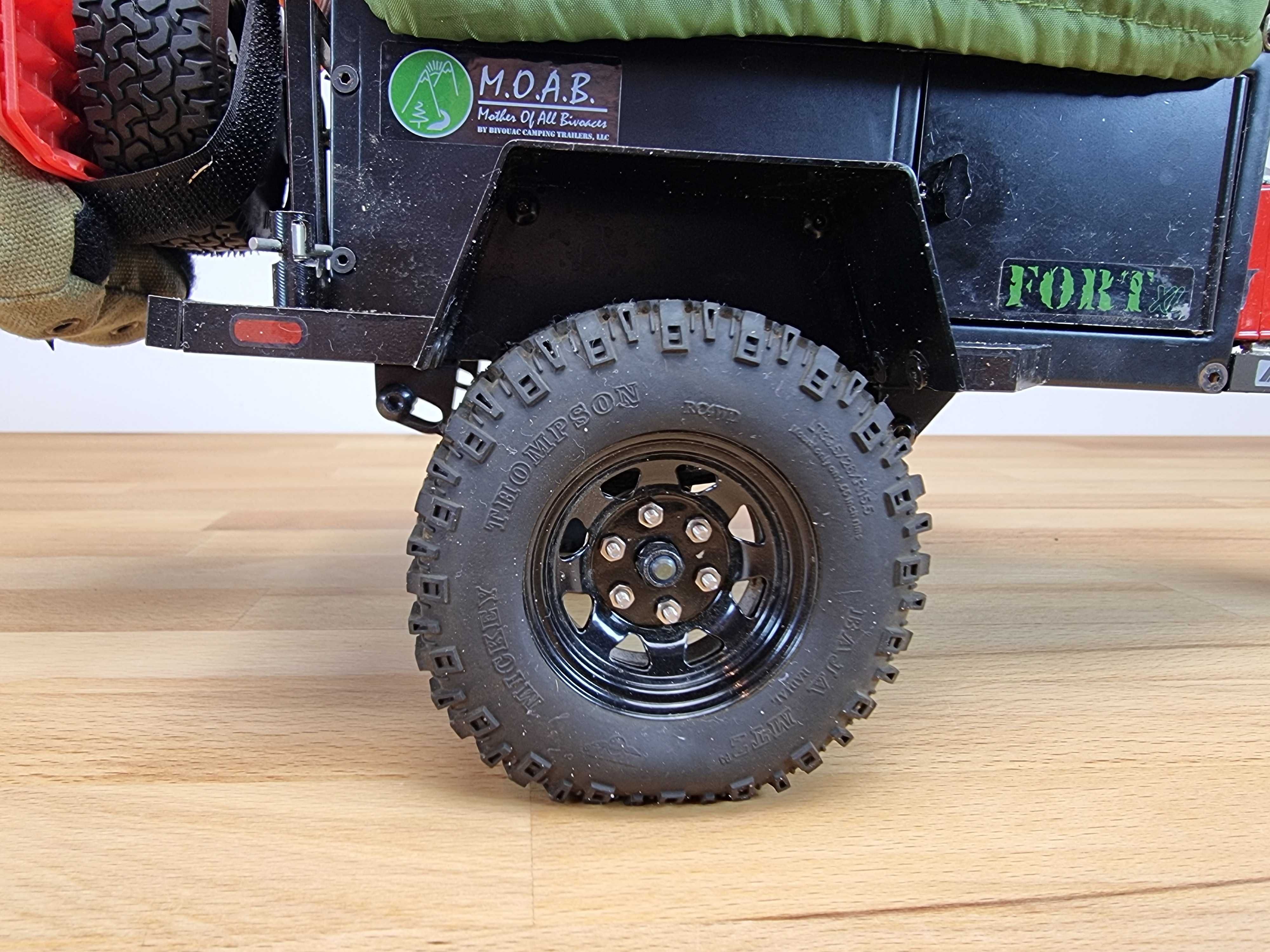 Przyczepka Kempingowa RC z Namiotem RC4WD Bivouac 1/10 M.O.A.B Camping