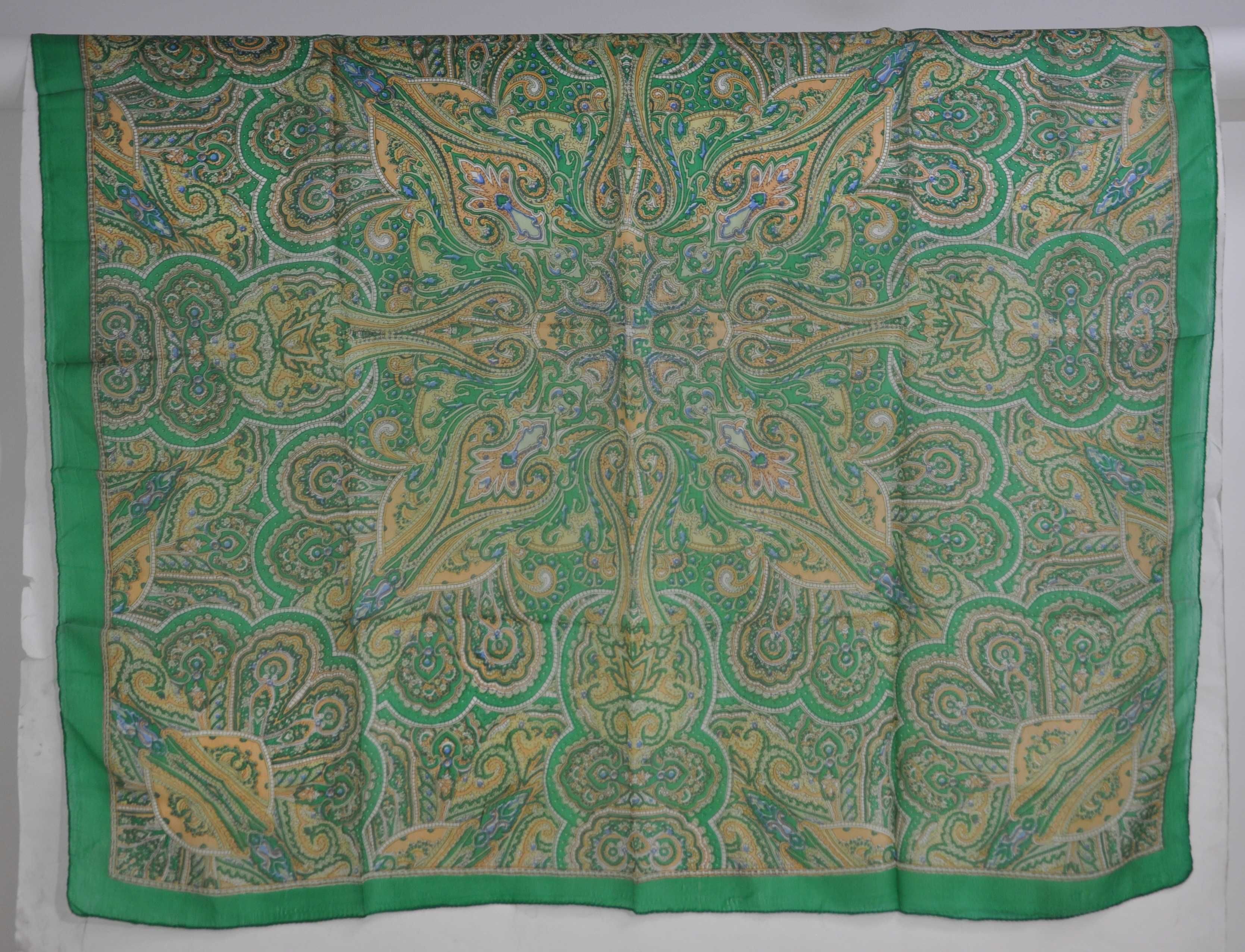 Chusta Apaszka Szal Szalik Damska Jedwabna Jedwab z Indii 102x98cm