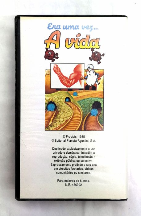 "Era uma vez...A vida - Os músculos" - Filme VHs