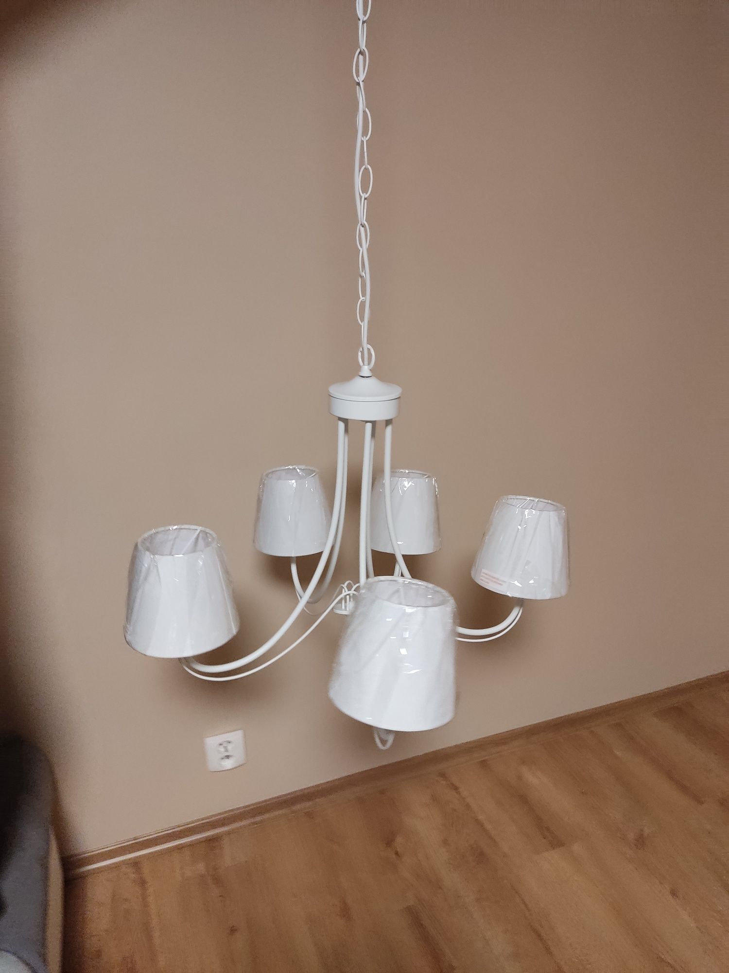 Lampa wisząca Trio Cortez E14 5x28W biały