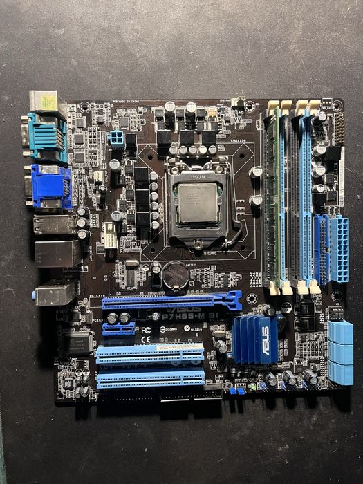 Комплект: материнская плата, процессор, озу