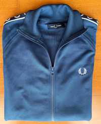 Casaco da Fred Perry com fita nas mangas - Unisexo - Tamanho S - Azul