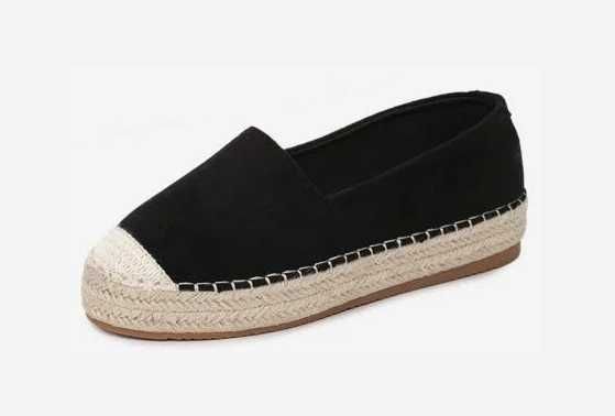 Espadryle platforma na platformie Vices czarne 37