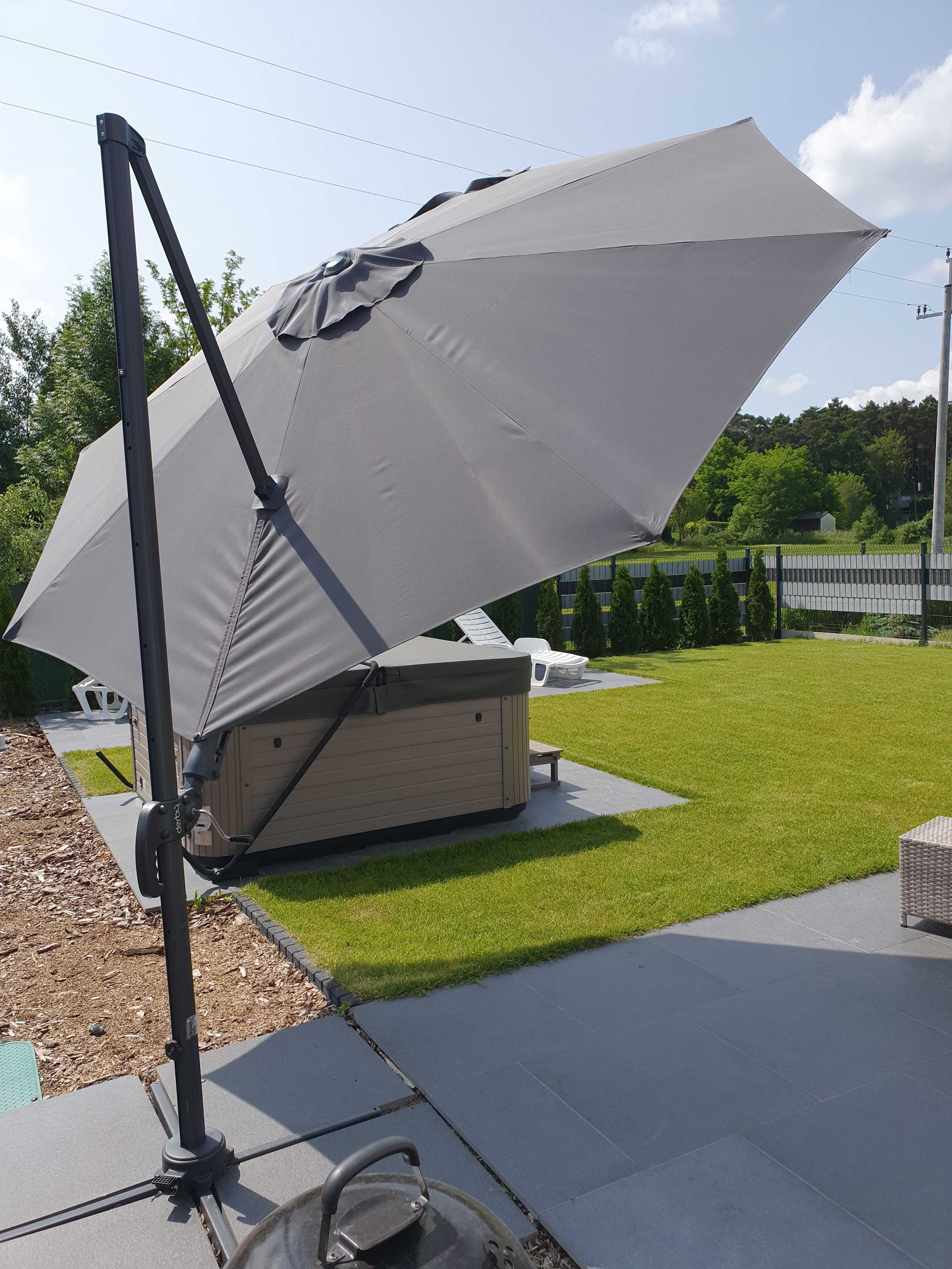 Parasol ogrodowy regulowany składany  ravena ax 330