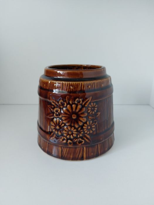 Pojemnik ceramika PRL