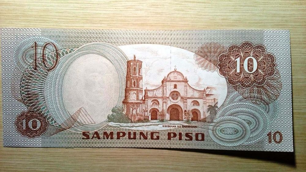 Banknot Filipiny 10 peso English Series 1981 UNC