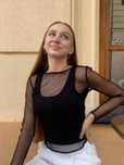 двійка майка і кофта сіточка